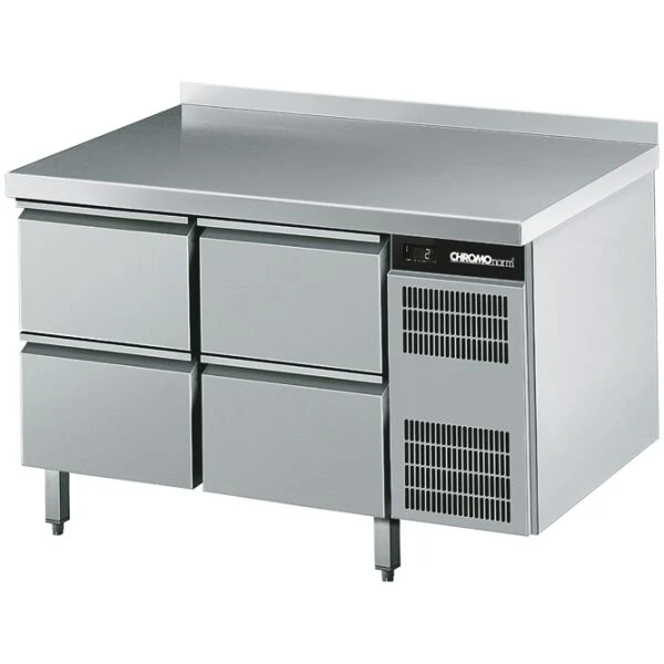 Kühltisch GN 1/1, 4 Züge 1/2 - 1250x700x850 mm