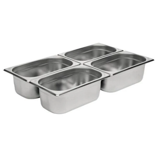 Gastronormbehälter aus Edelstahl GN 1/4