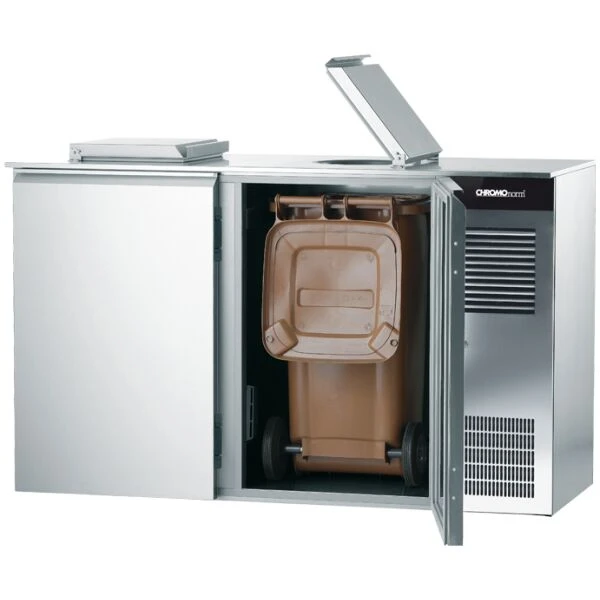 Abfallkühler 2 x 240 L, Zentralkühlung - 1710x870x1222 mm