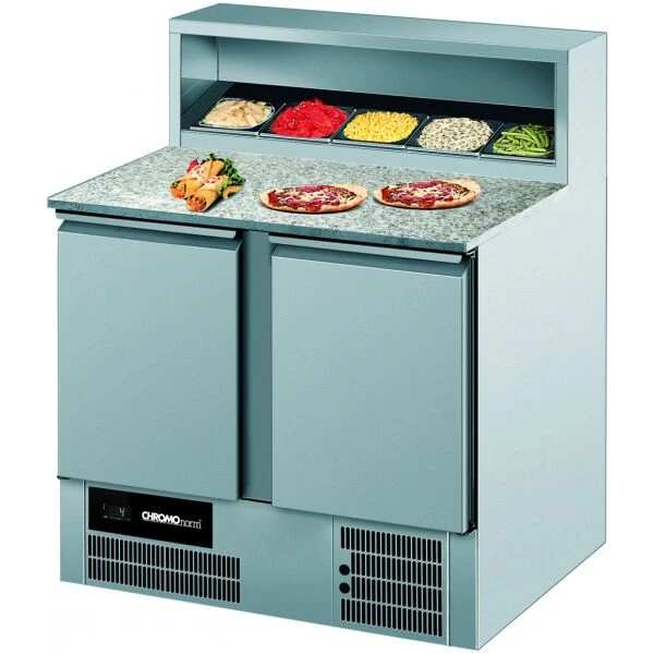 Belegstation / Pizzakühltisch BR 795, GN 1/1, 2 Türen - 950x680x830/1120 mm